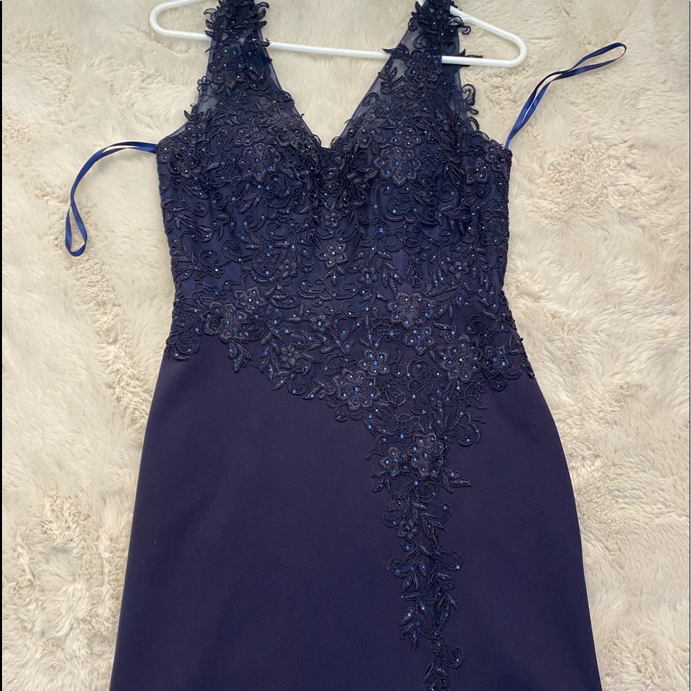 Navy Blue Prom dress